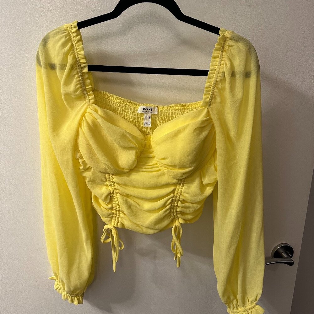 Privy Yellow Blouse